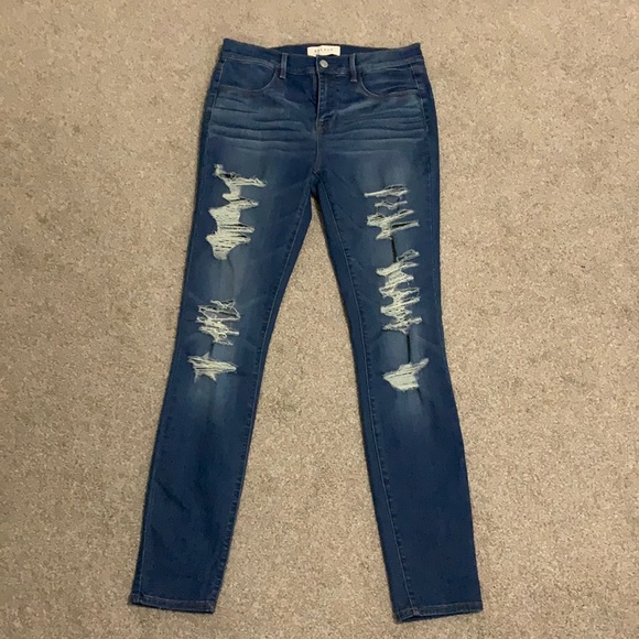PacSun Distressed Denim Jeggings - Picture 2 of 4